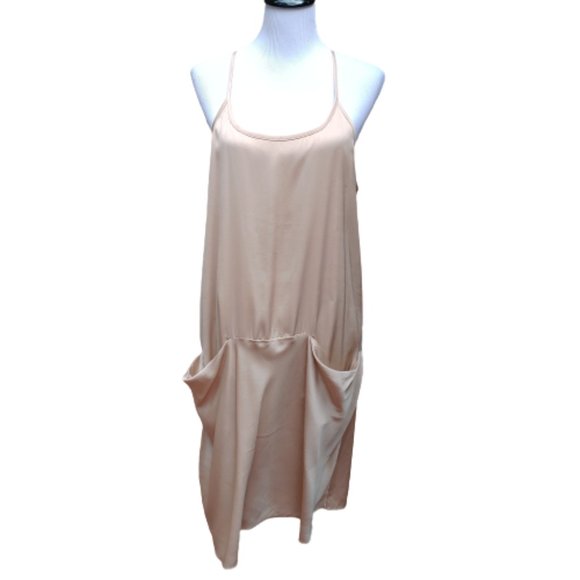 alessandra slip dress